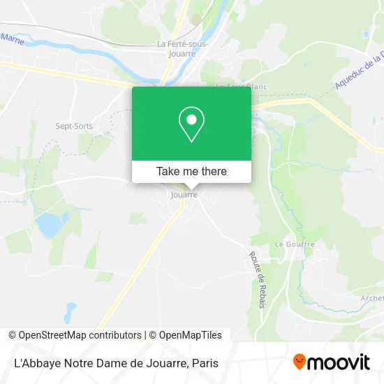 L'Abbaye Notre Dame de Jouarre map