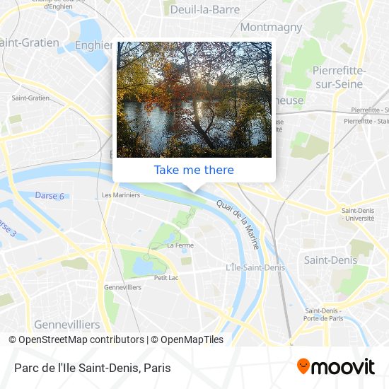 Parc de l'Ile Saint-Denis map