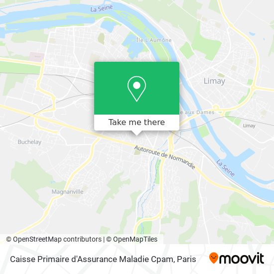 Caisse Primaire d'Assurance Maladie Cpam map