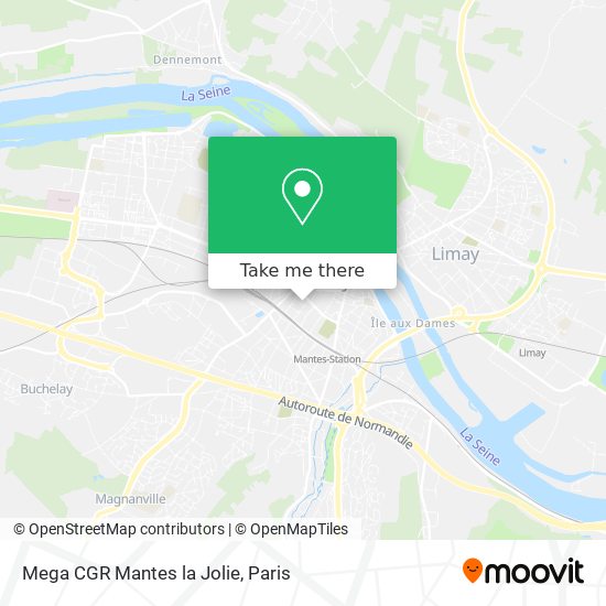 Mapa Mega CGR Mantes la Jolie
