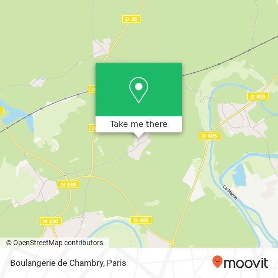 Mapa Boulangerie de Chambry