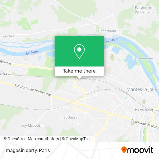 magasin darty map