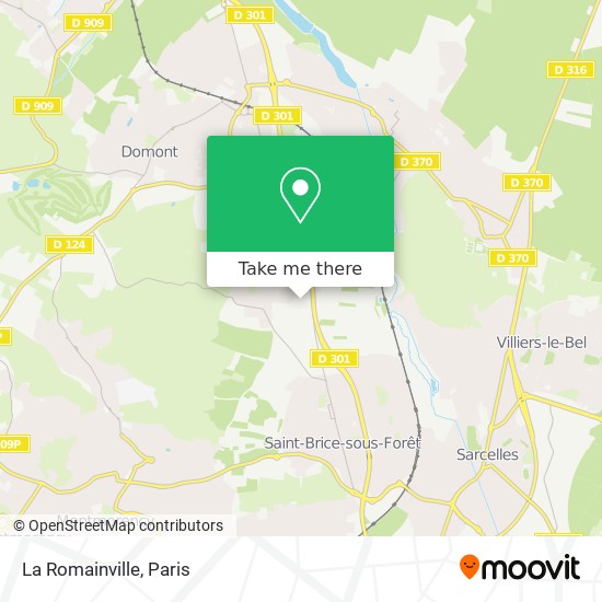 La Romainville map