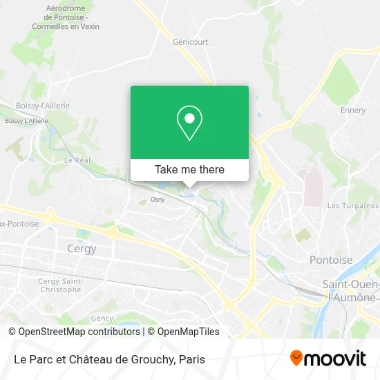 Le Parc et Château de Grouchy map