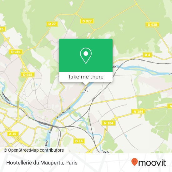 Hostellerie du Maupertu map