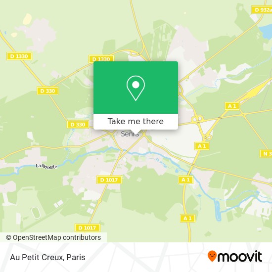 Au Petit Creux map