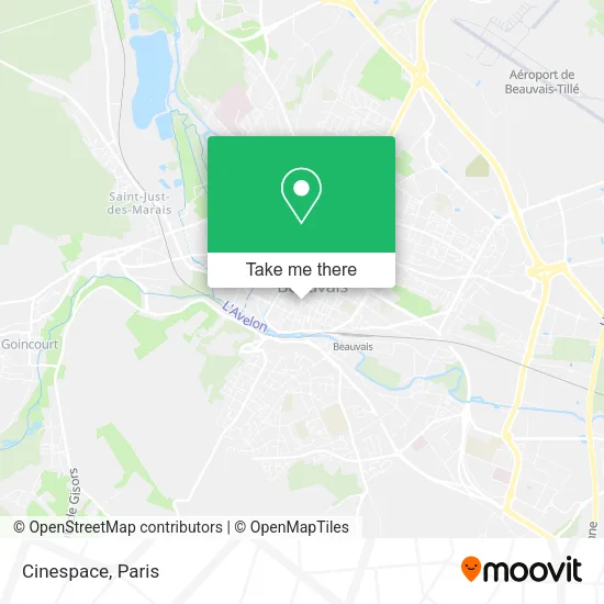 Cinespace map