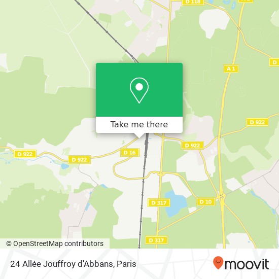 24 Allée Jouffroy d'Abbans map