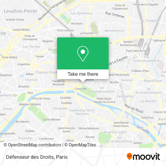Défenseur des Droits map