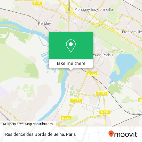 Résidence des Bords de Seine map