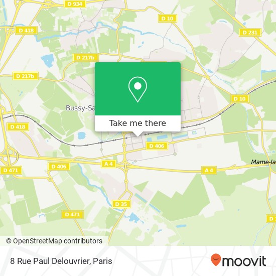 8 Rue Paul Delouvrier map