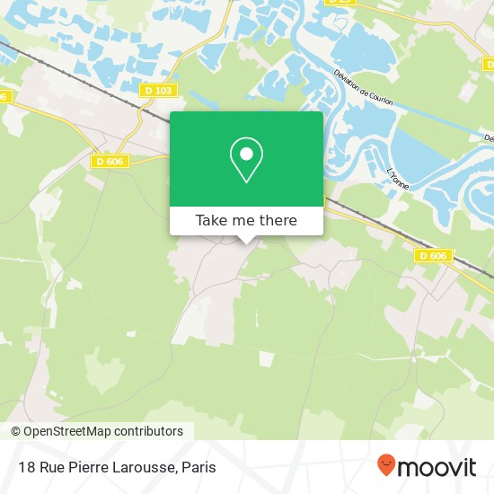 Mapa 18 Rue Pierre Larousse