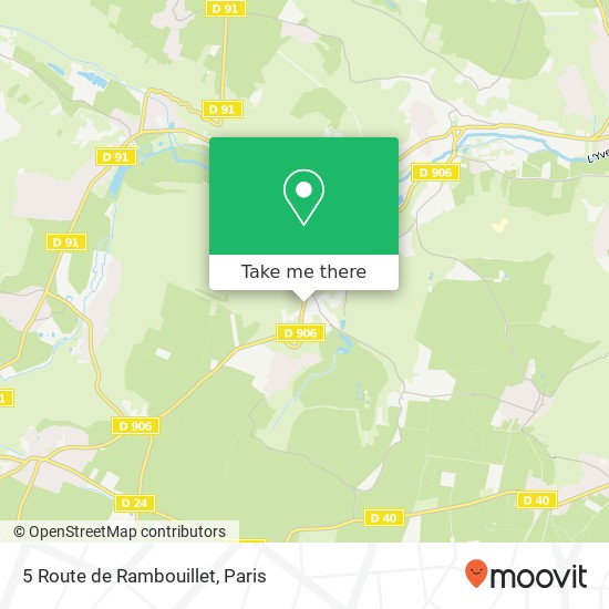 5 Route de Rambouillet map