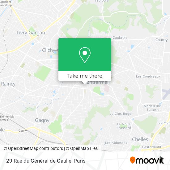 Mapa 29 Rue du Général de Gaulle