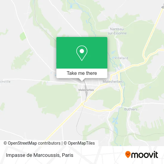 Impasse de Marcoussis map