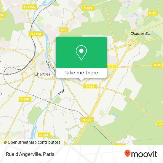 Rue d'Angerville map