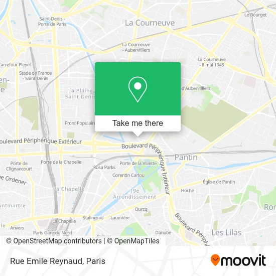 Rue Emile Reynaud map
