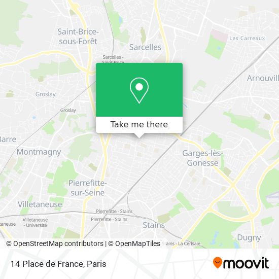 14 Place de France map