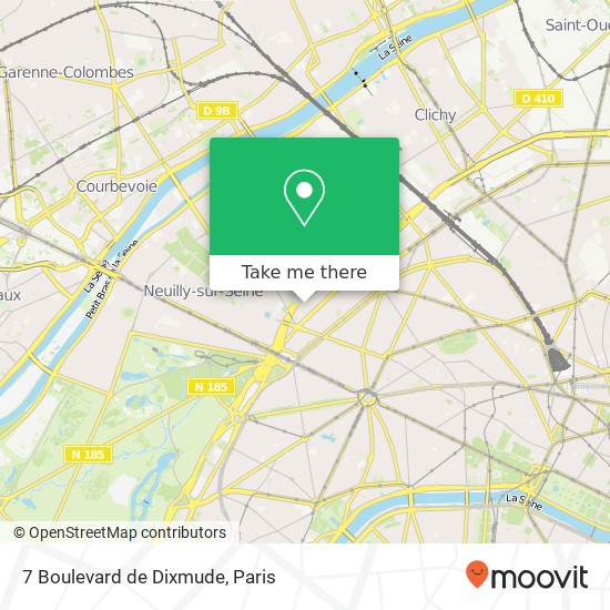 Mapa 7 Boulevard de Dixmude