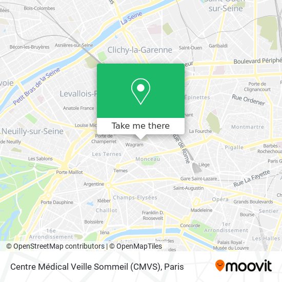 Mapa Centre Médical Veille Sommeil (CMVS)