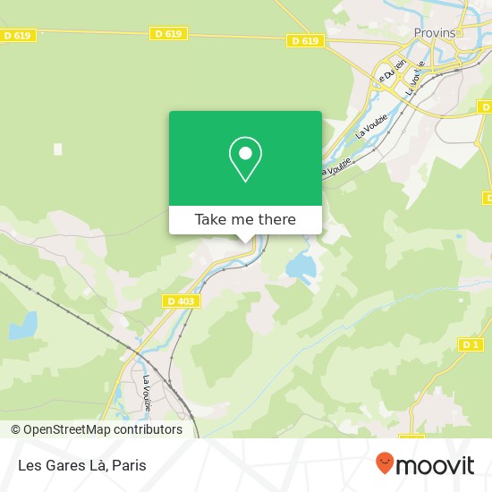 Les Gares Là map