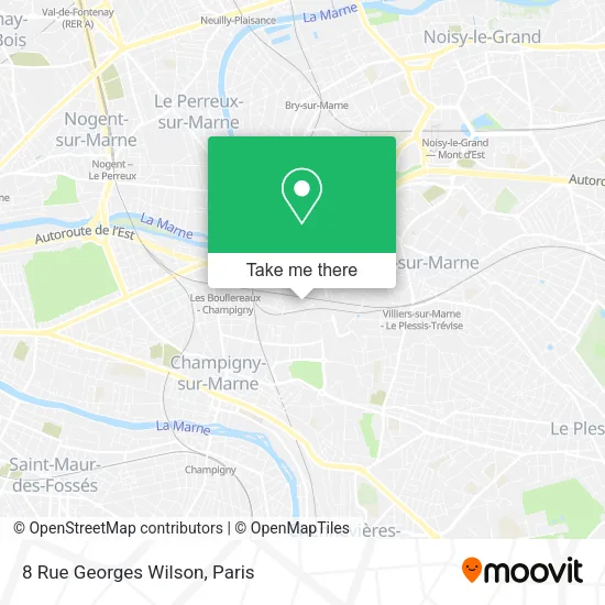8 Rue Georges Wilson map