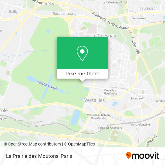 Mapa La Prairie des Moutons