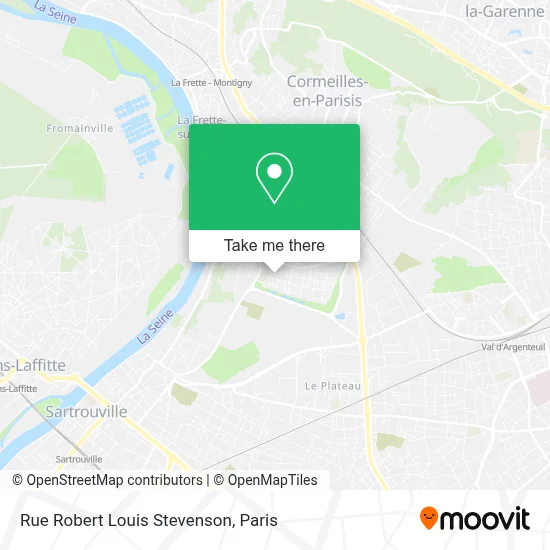 Rue Robert Louis Stevenson map