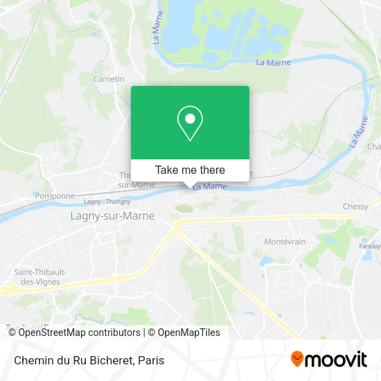Chemin du Ru Bicheret map