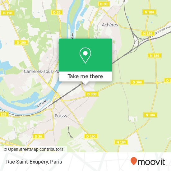 Rue Saint-Exupéry map