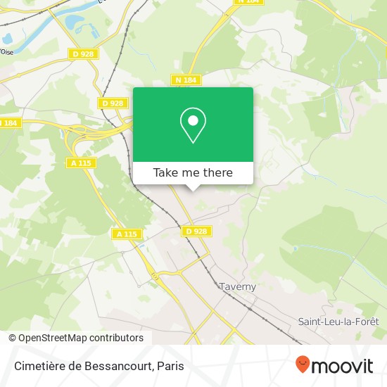 Cimetière de Bessancourt map