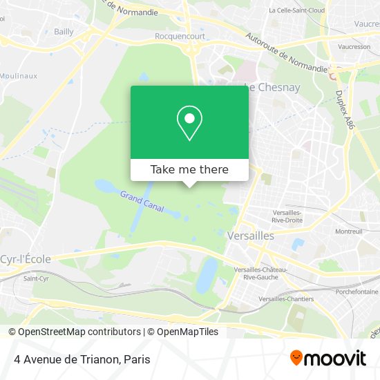 4 Avenue de Trianon map