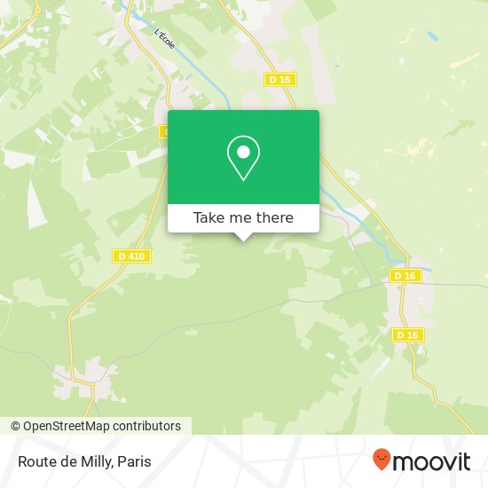 Route de Milly map