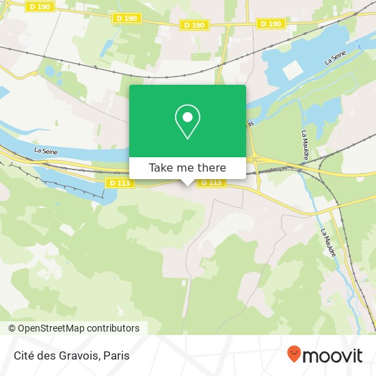 Cité des Gravois map