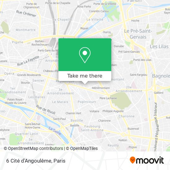 Mapa 6 Cité d'Angoulême