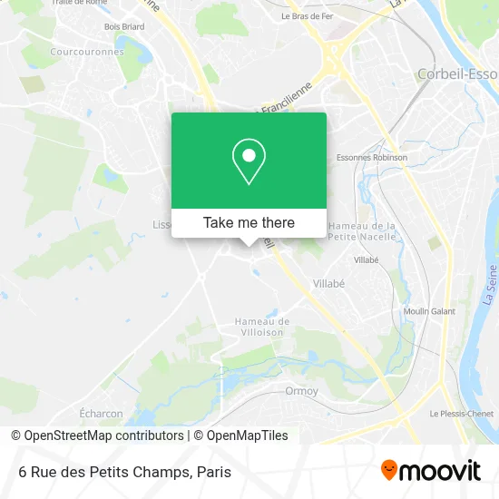6 Rue des Petits Champs map