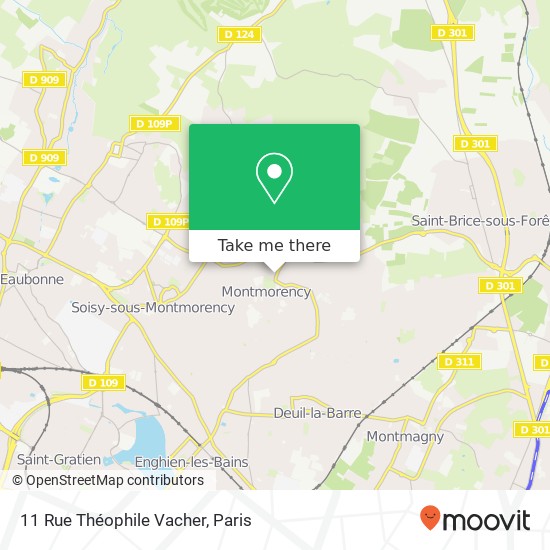 Mapa 11 Rue Théophile Vacher