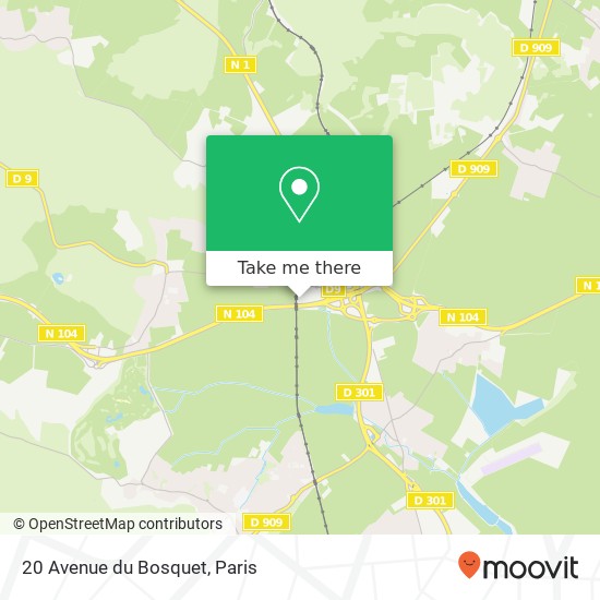 20 Avenue du Bosquet map
