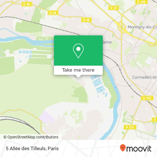 5 Allée des Tilleuls map