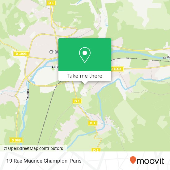 19 Rue Maurice Champlon map