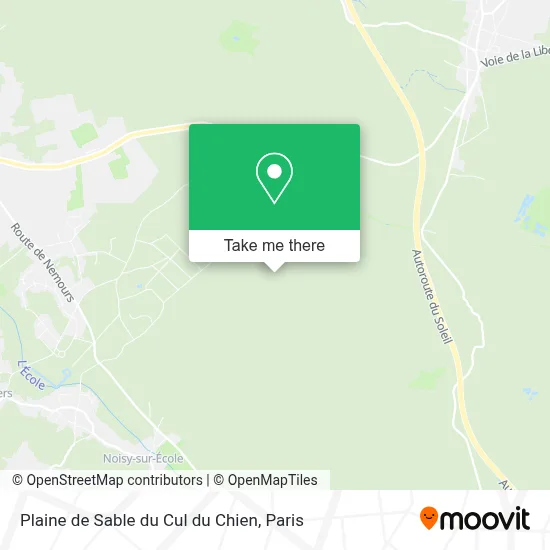 Plaine de Sable du Cul du Chien map
