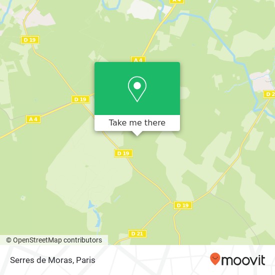 Serres de Moras map