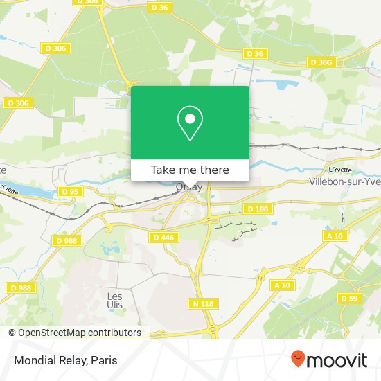 Mapa Mondial Relay