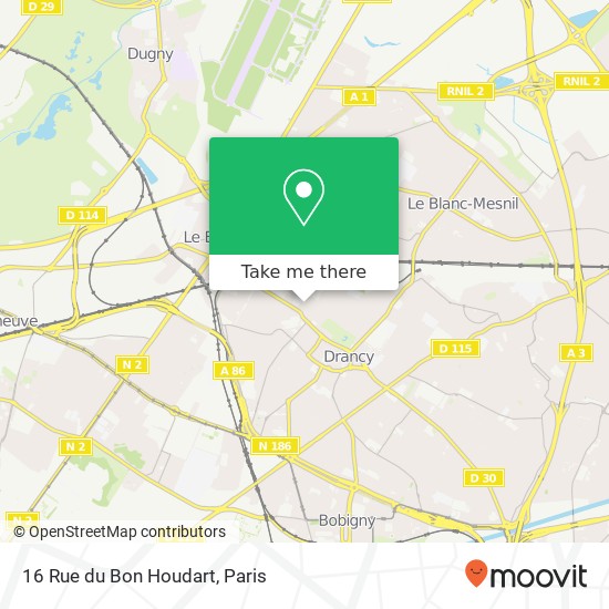 16 Rue du Bon Houdart map