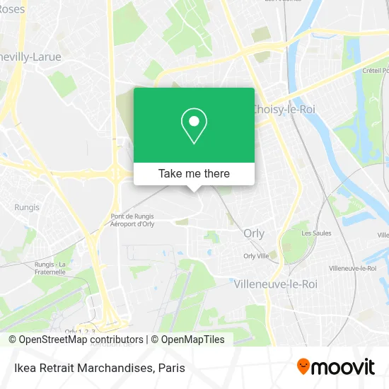 Ikea Retrait Marchandises map