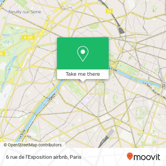 6 rue de l'Exposition airbnb map