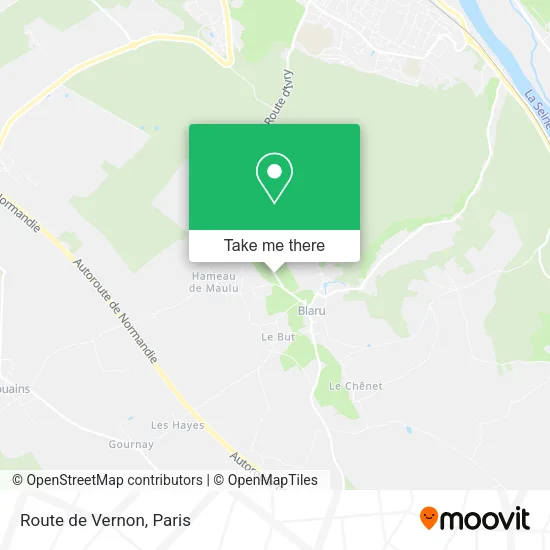 Route de Vernon map