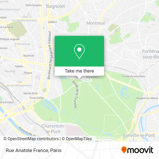 Rue Anatole France map