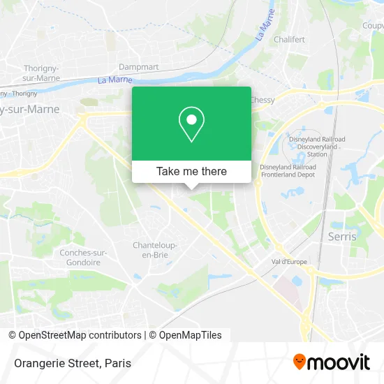 Rue de l'Orangerie map
