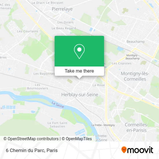 6 Chemin du Parc map